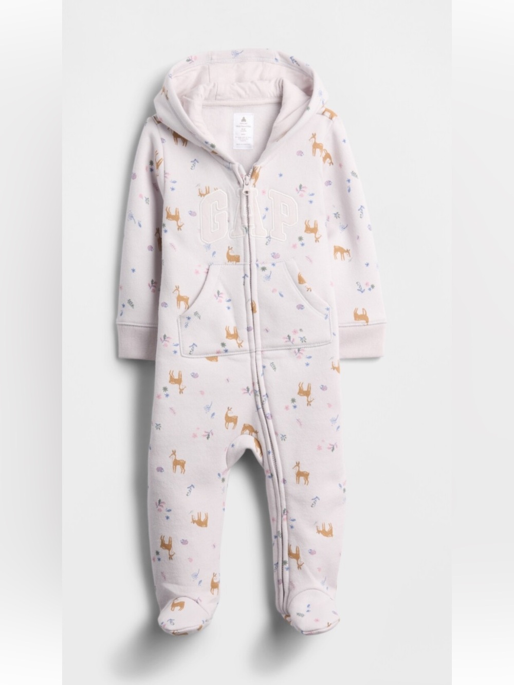 Gap Baby First Favorites Organic Cotton Footed One-Piece Baby lavander & Brown